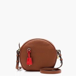 J.Crew Signet Circle Bag in Italian Leather